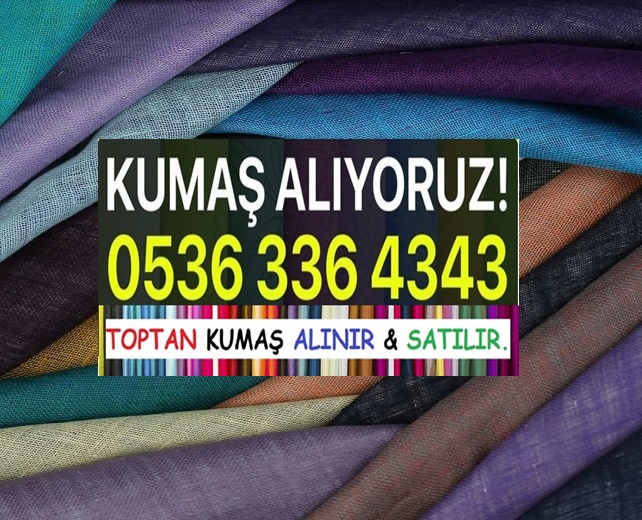 Stok Kumaş Alan Spot Kumaş Satın Alınır