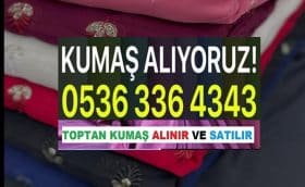 Kumaş Satın Alınır Toptan Kumaş Alınır